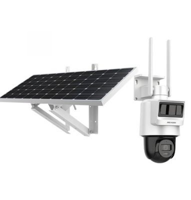 Hikvision DS-2DE2C400IWG-K/4G – 4MP 4G Solar PTZ Kamera | 2.8mm Lens, PIR+Radar, Pan & Tilt, IP66 - Görsel 1