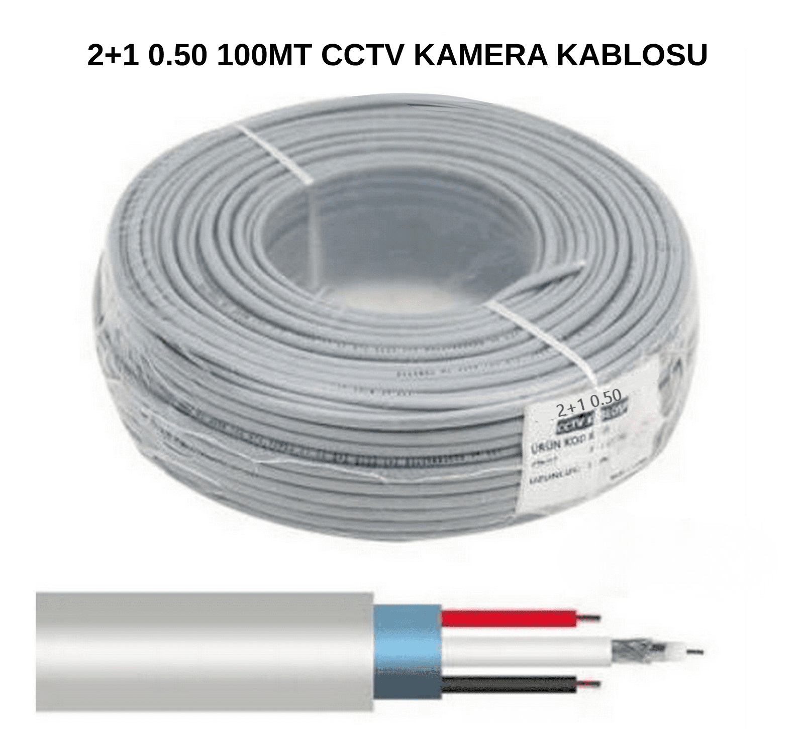 2+1 0.50 100MT CCTV KAMERA KABLOSU