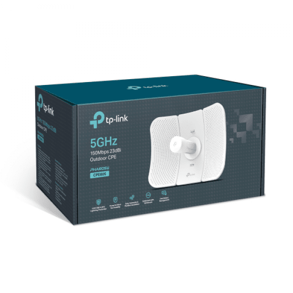 tp-link-cpe605-150mbps-5ghz-wifi-23dbi-anten-20km-noktadan-noktaya-dış-mekan-access-point-cpe-600x600 TP-LINK CPE605 150Mbps 5Ghz WiFi 23dbi Anten 20KM Noktadan Noktaya Dış Mekan Access Point CPE - Görsel 1
